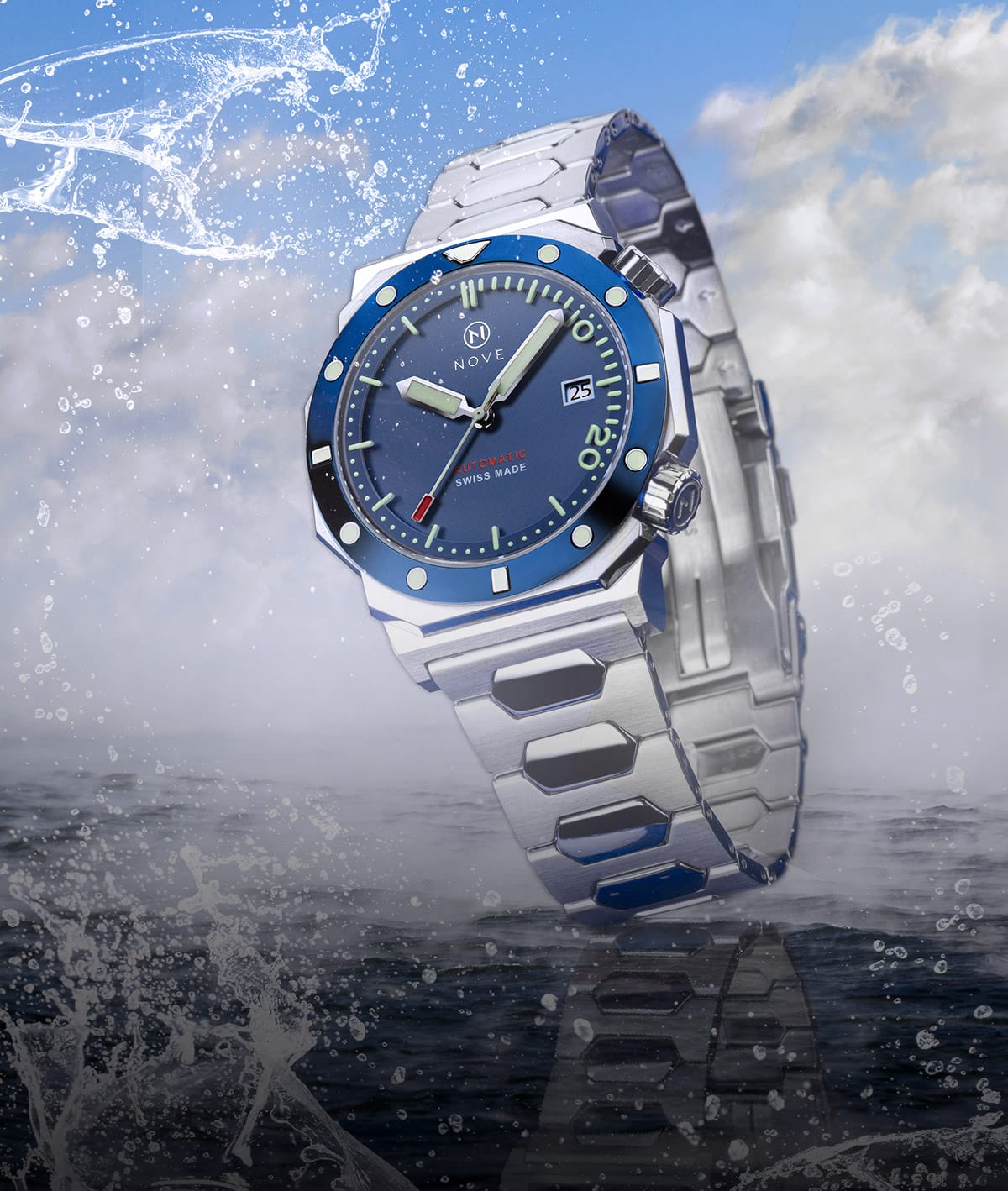 NOVE Official Website Swiss made watches Dive watches men watches